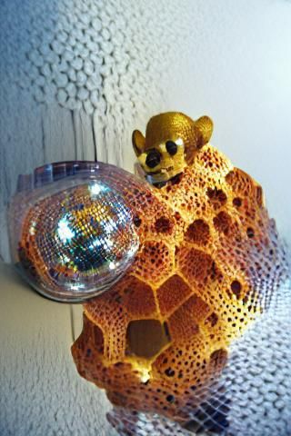 Honeycomb Disco Ball: A Sweet Celebration