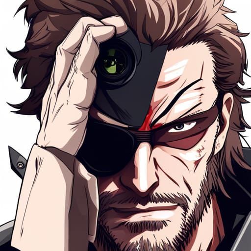Big Boss in Modern Anime Style
