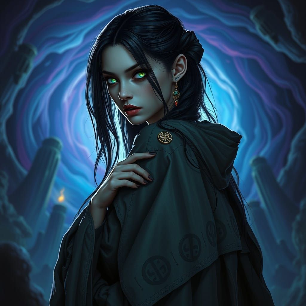 Mystical Cultist Goddess in Eldritch Splendor