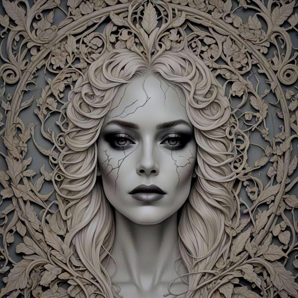 Abstract Savage Beauty: AI Generated Art