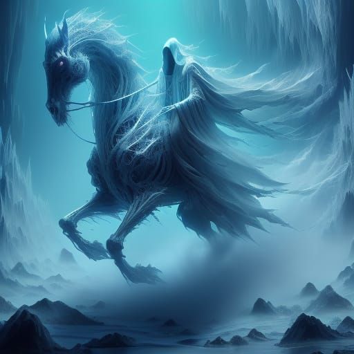 Fantastical Oceanic Nightmare in Vibrant Colors