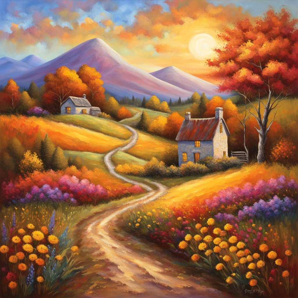 Vibrant Countryside