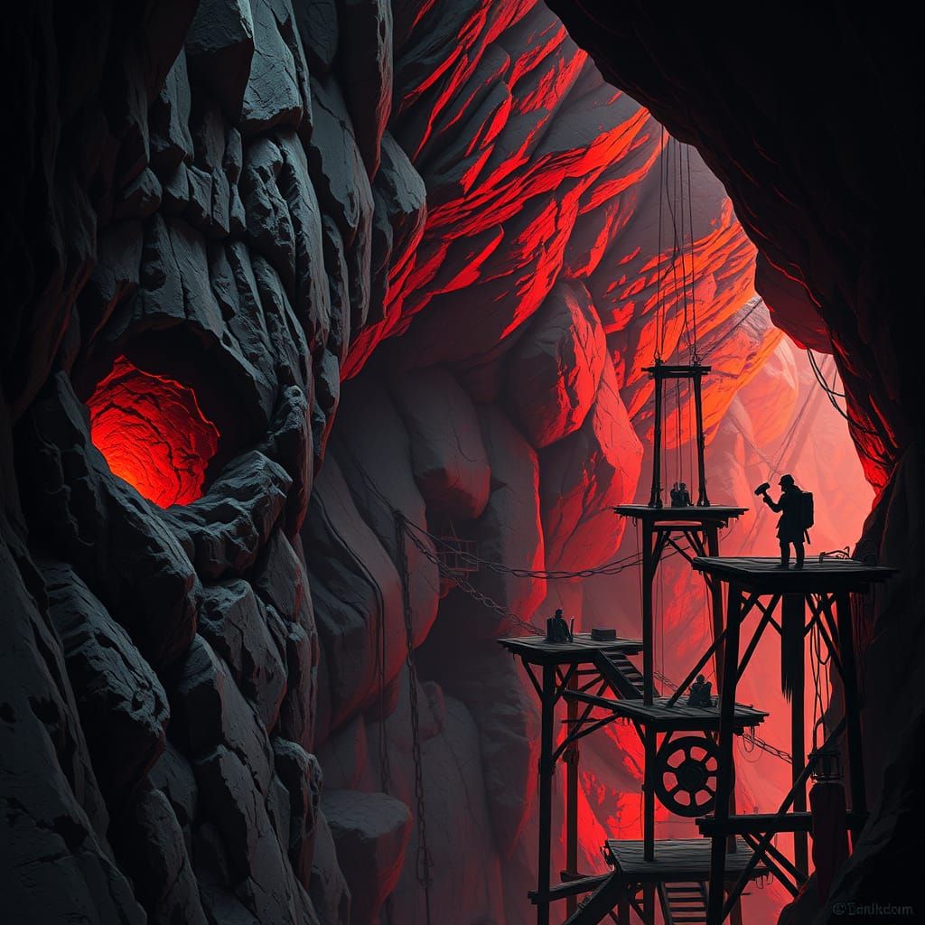 Miners in Sith-Steel Quarry, Vein-Weaver's Style