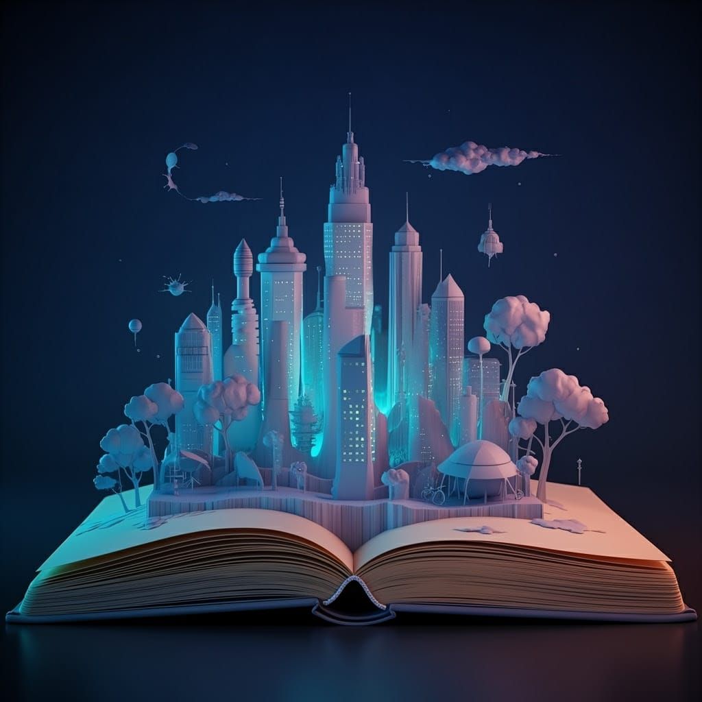 Miniature Sci-Fi World Emerges from Pop-Up Book