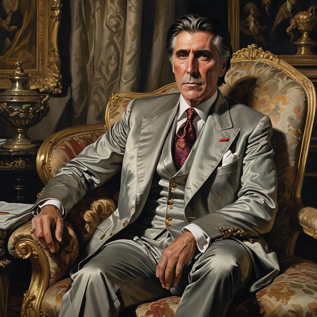 Elegant Portrait in the Style of an Old Master