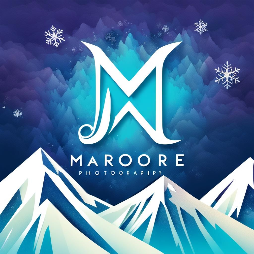 MarjorieBlanc Logo as Low-Poly Fantasy Illustration