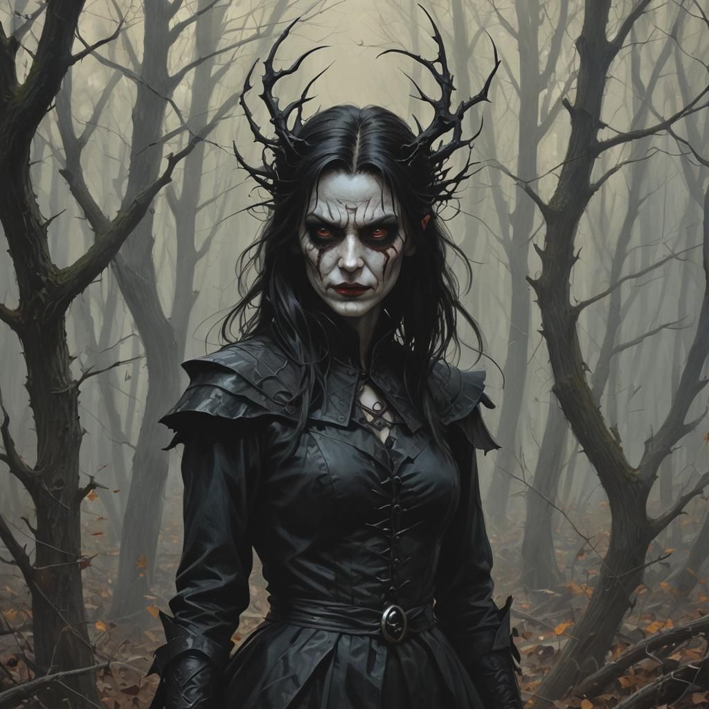 Sinister Beauty: Illustration in the Style of Rutkowski