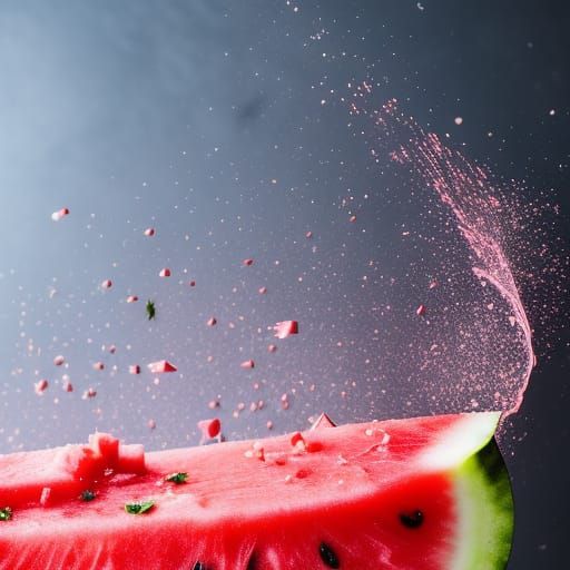 Exploding watermelon