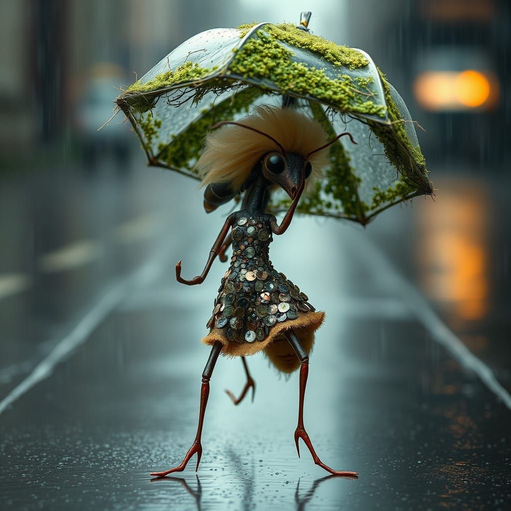 Marge doesn't like the rain