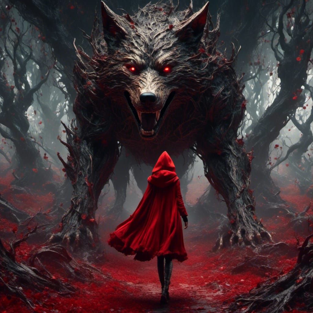 Dystopian Red Riding Hood and the Big Bad Wolf