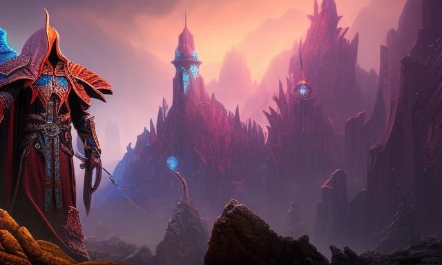 Detailed Illithid Matte Painting in 8k