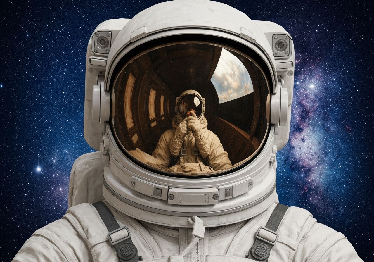 Astronaut Portrait in Renaissance Style