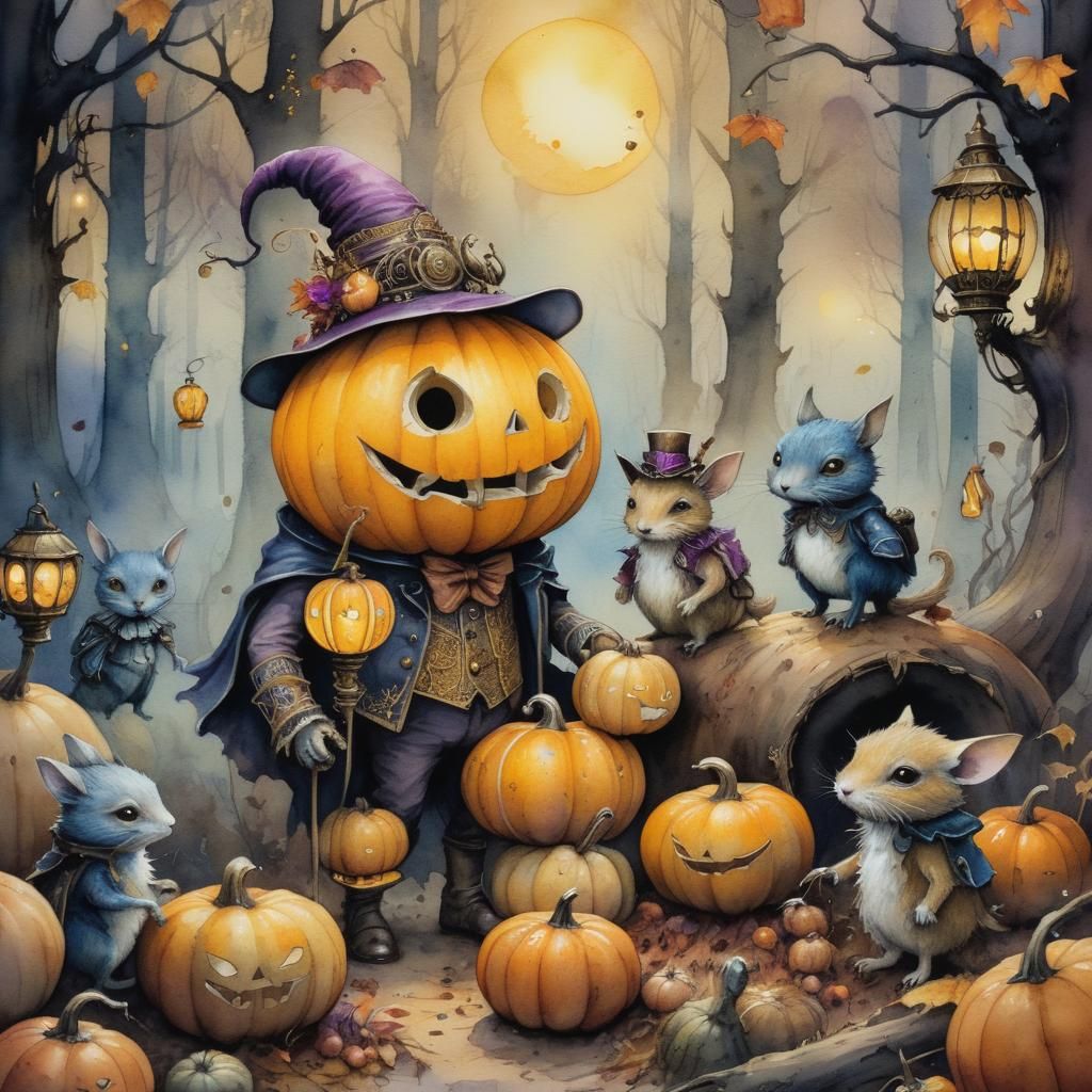 Meet Mr. Gourdy and his friends