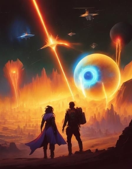 Sci-Fi Scoundrel and Spaceship Inferno Cover Art