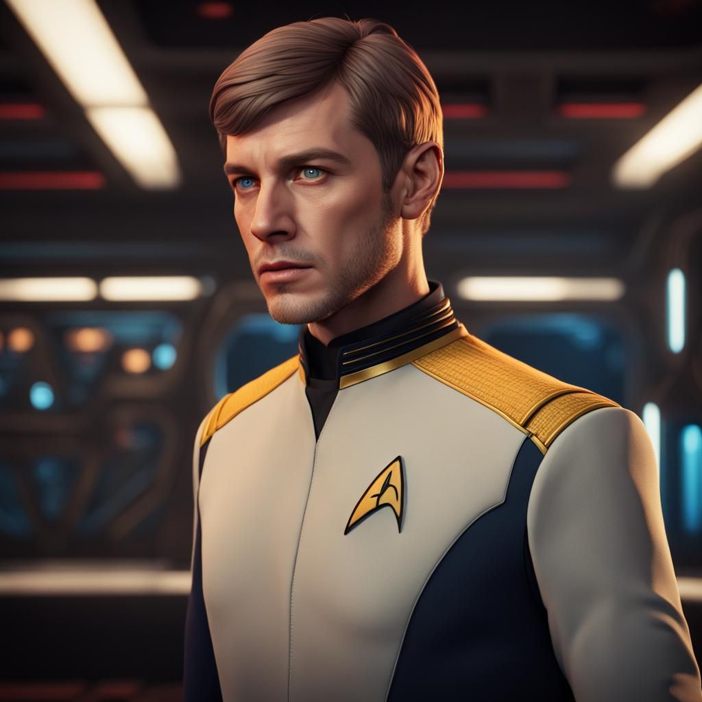 Luke Littler as Star Trek Starfleet Officer