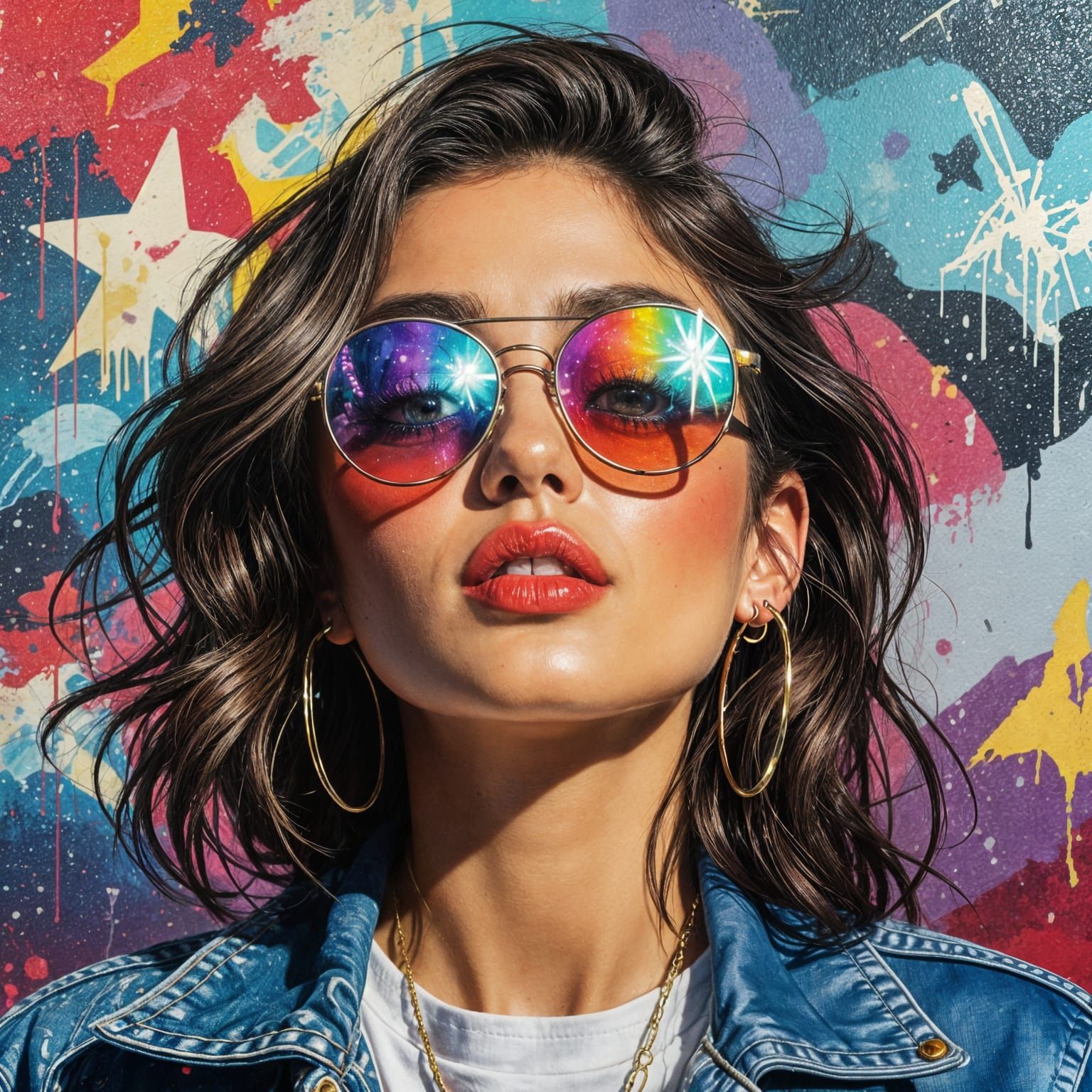 Space Spell School Lesson in Hyperrealistic Style