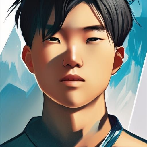 Striking Portrait of a Hot Asian E-boy