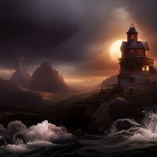 Epic Cinematic Fortune: A Dramatic Digital Painting