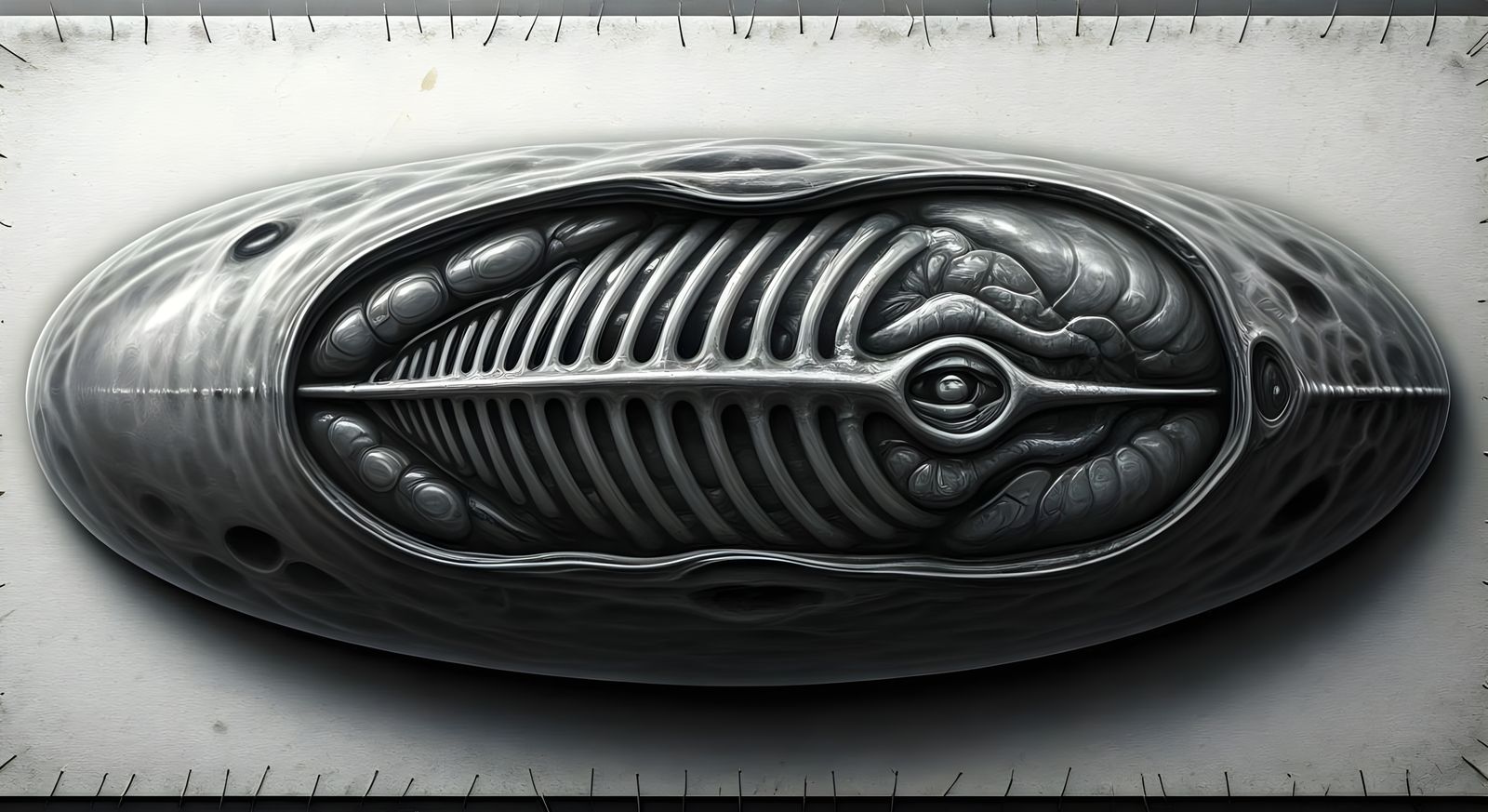 Detailed Anatomic Alien Embryo Dissection in Hyperdetailed C...