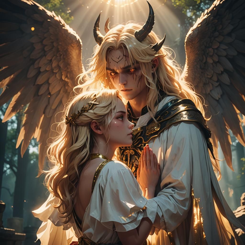 Demon's Prayer: Angel in Holy Light