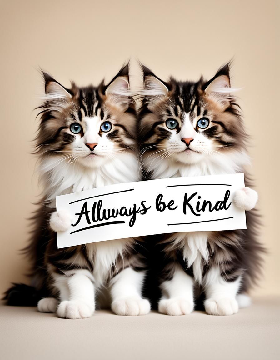 Adorable Norwegian Forest Cat Cubs Spread Kindness