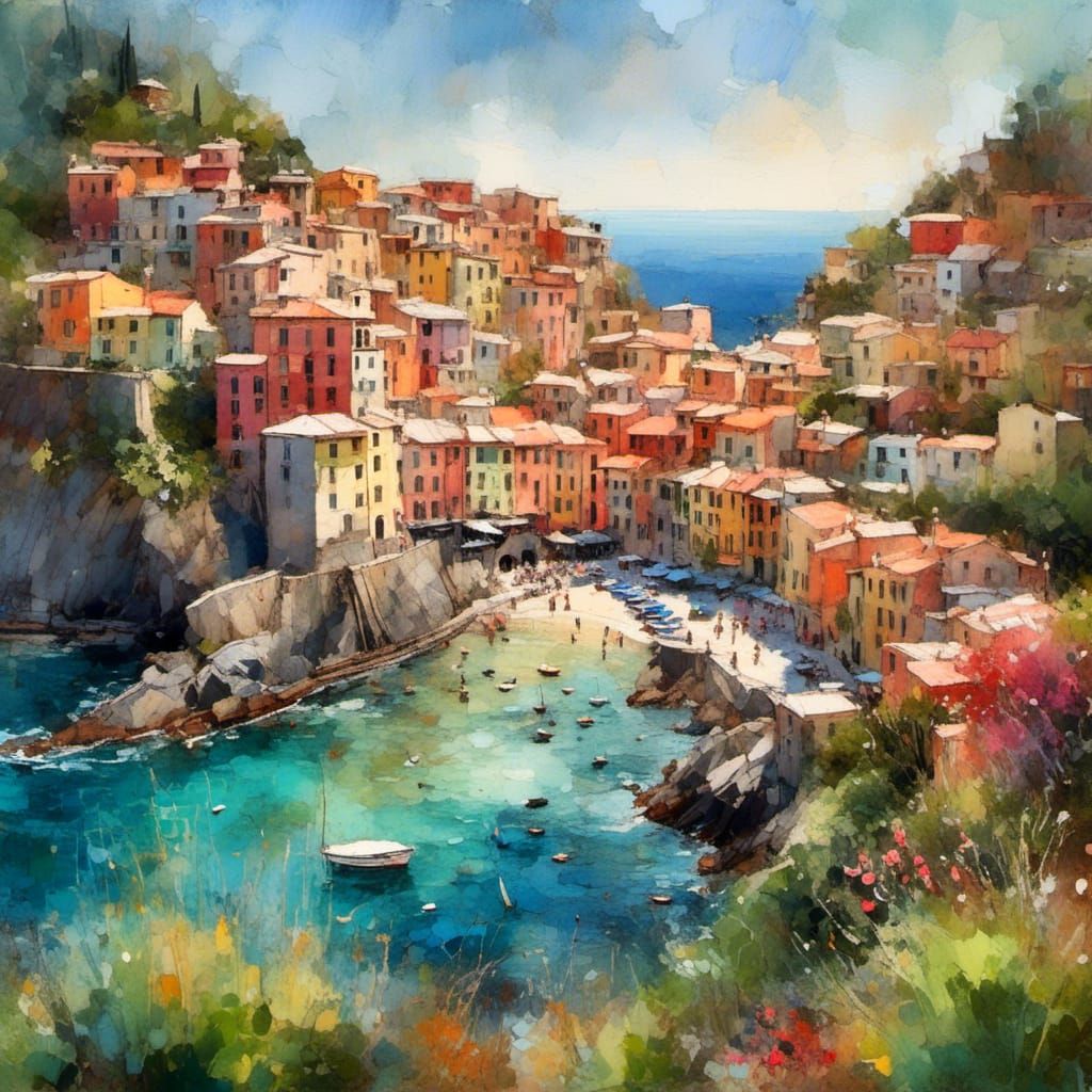 Unseen Cliffs by the mediterranean