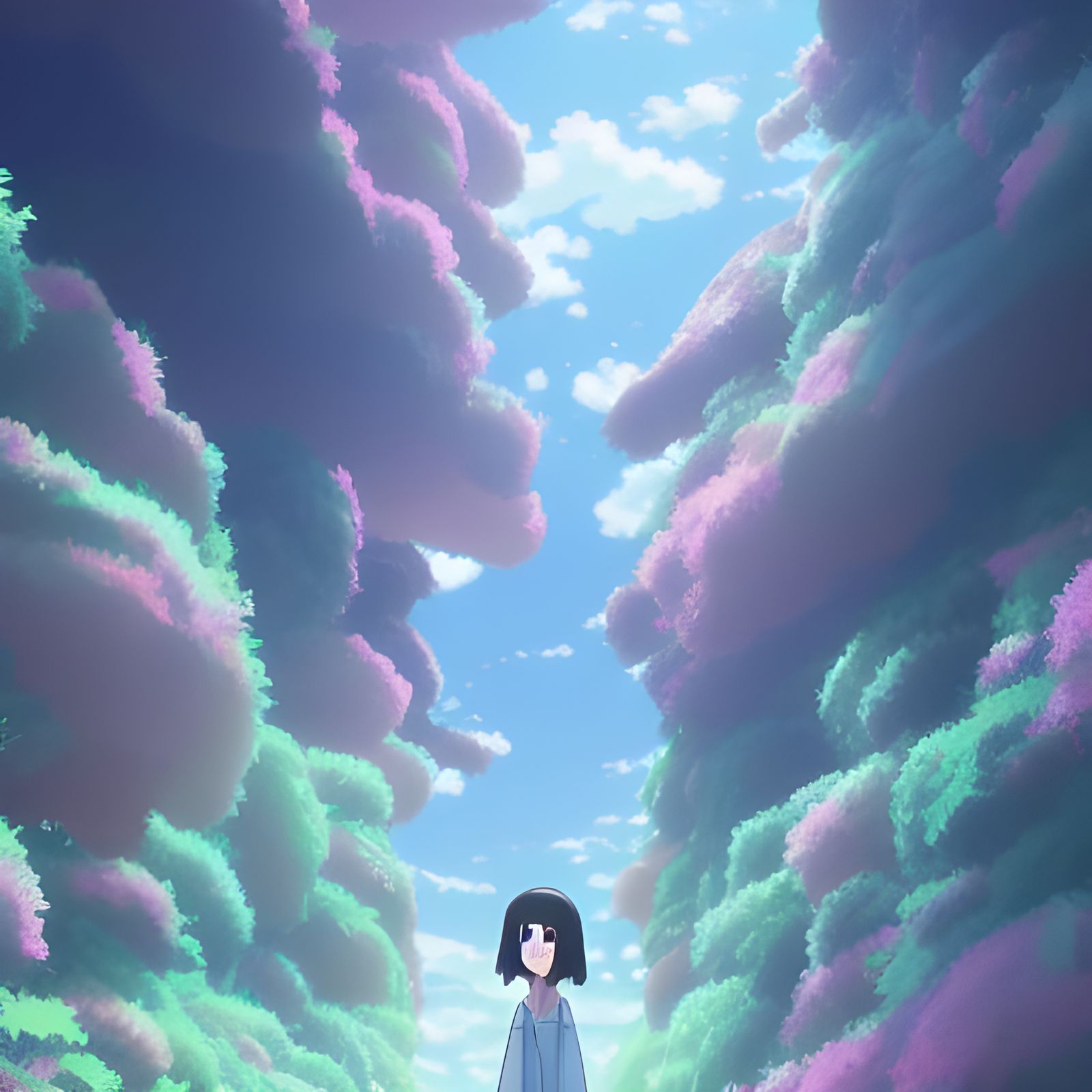 Anime Princess Lost in a Maze, Key Visual