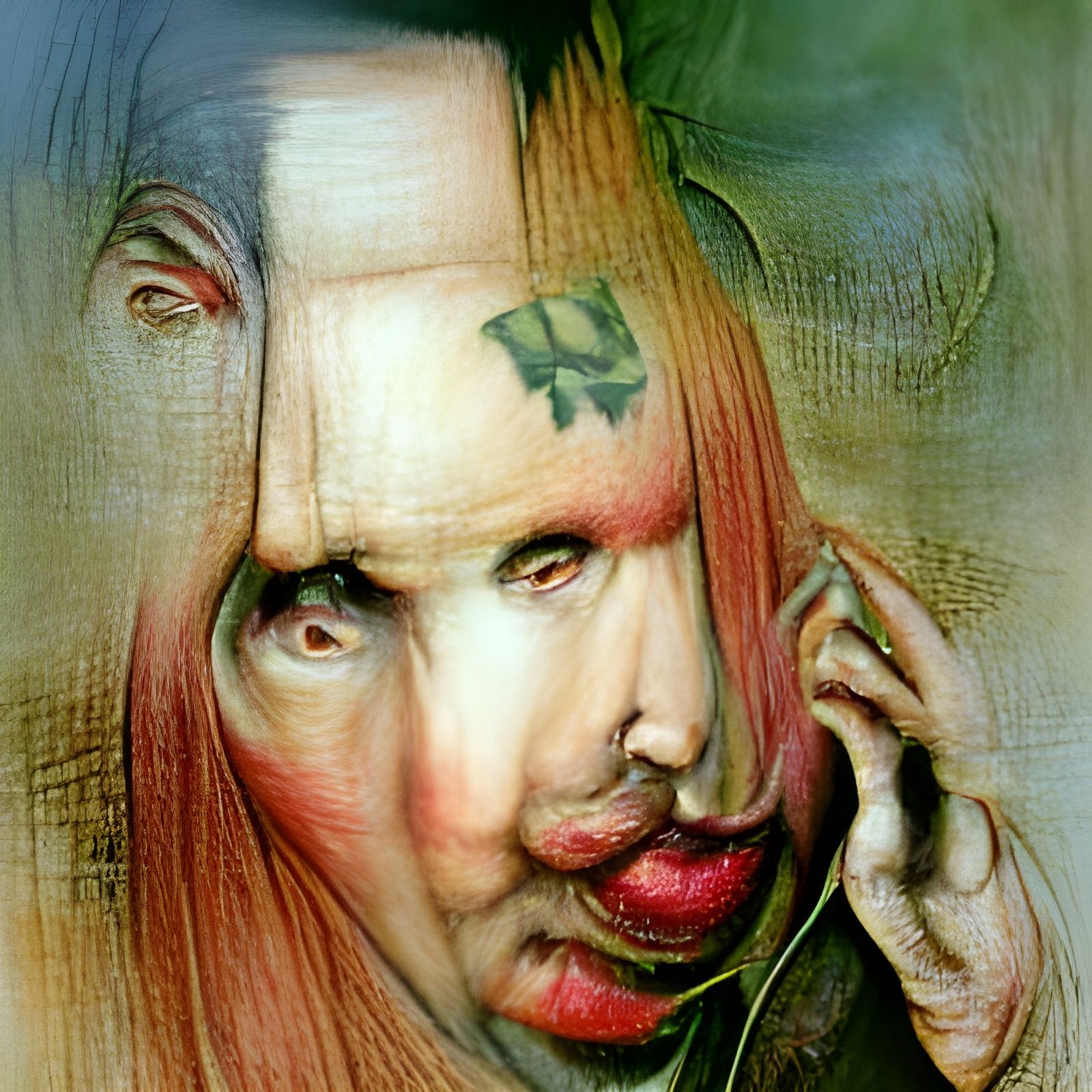 Portrait Evokes Albrecht Durer's Style