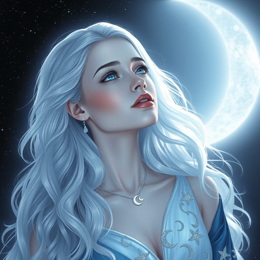 Ethereal Goddess of the Moon