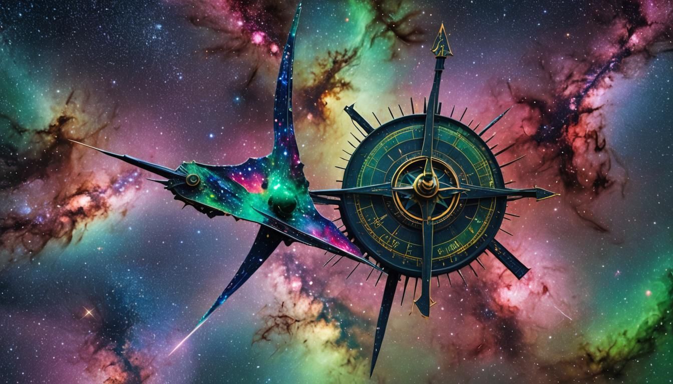 Surreal Compass in the Milky Way Galaxy
