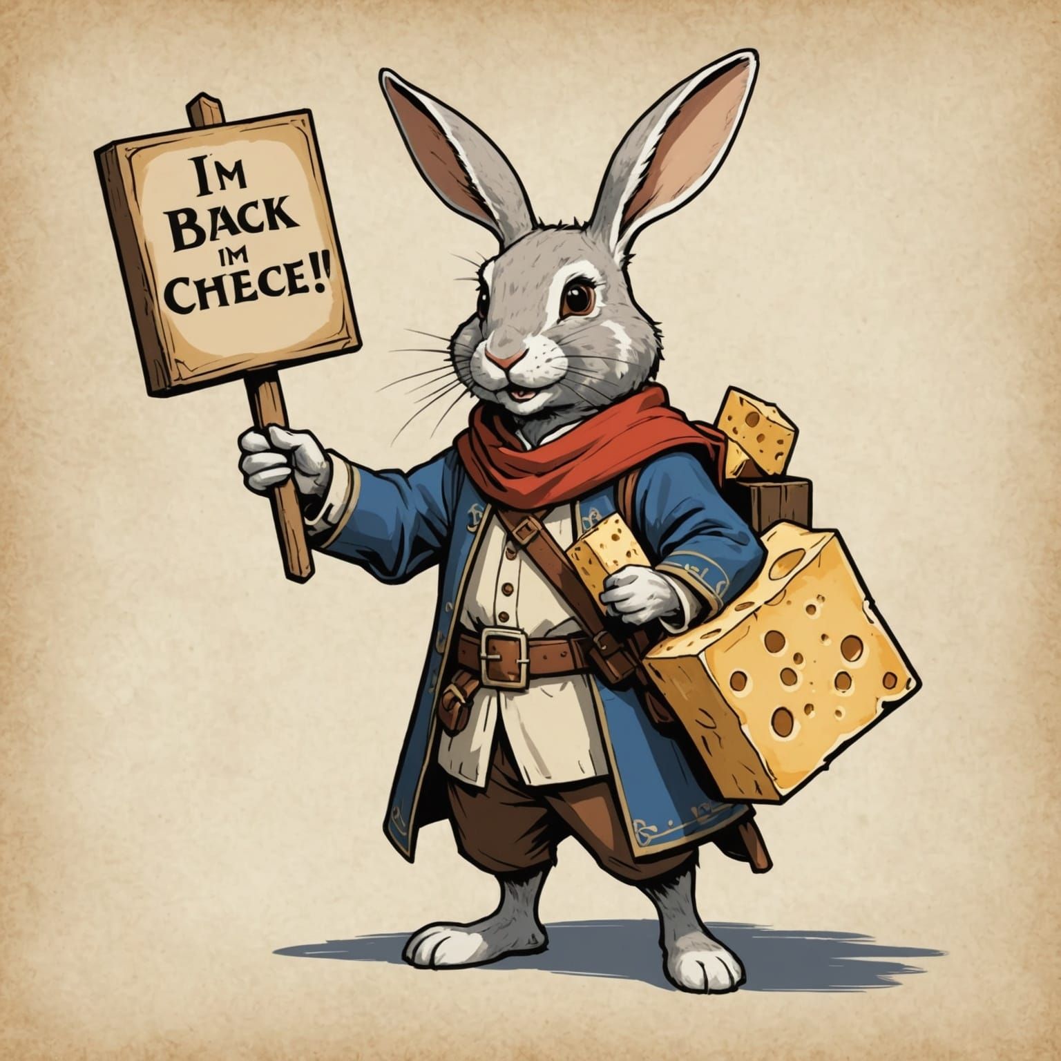 Adventuring Rabbit with Cheese Returns