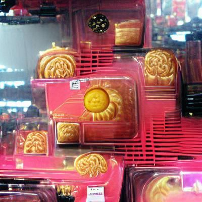 Dramatic Moon Cake Product Photography