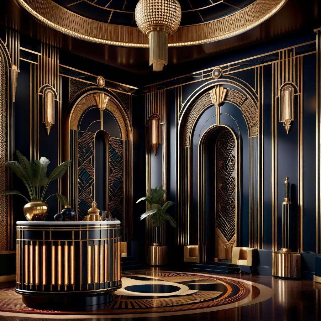 Art Deco office space