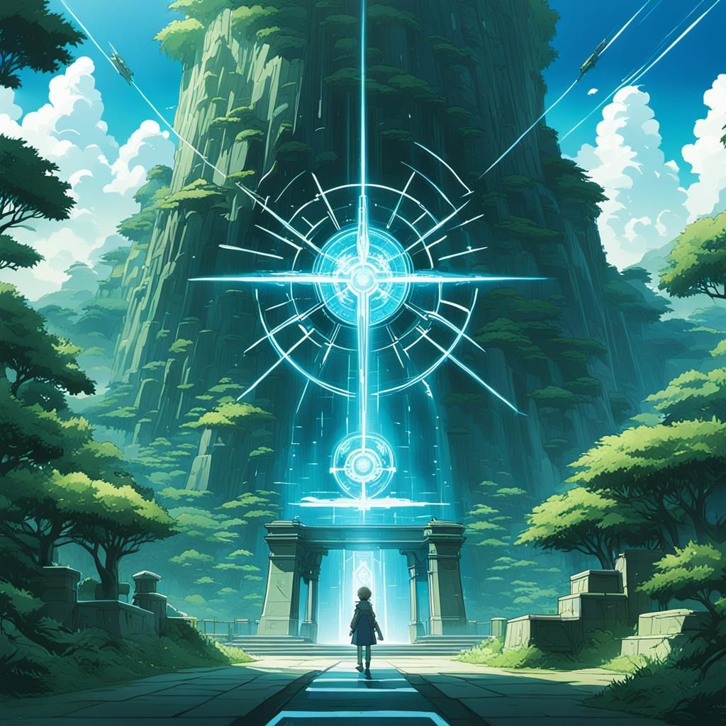 Anime Key Visual of Game Ingress Sign