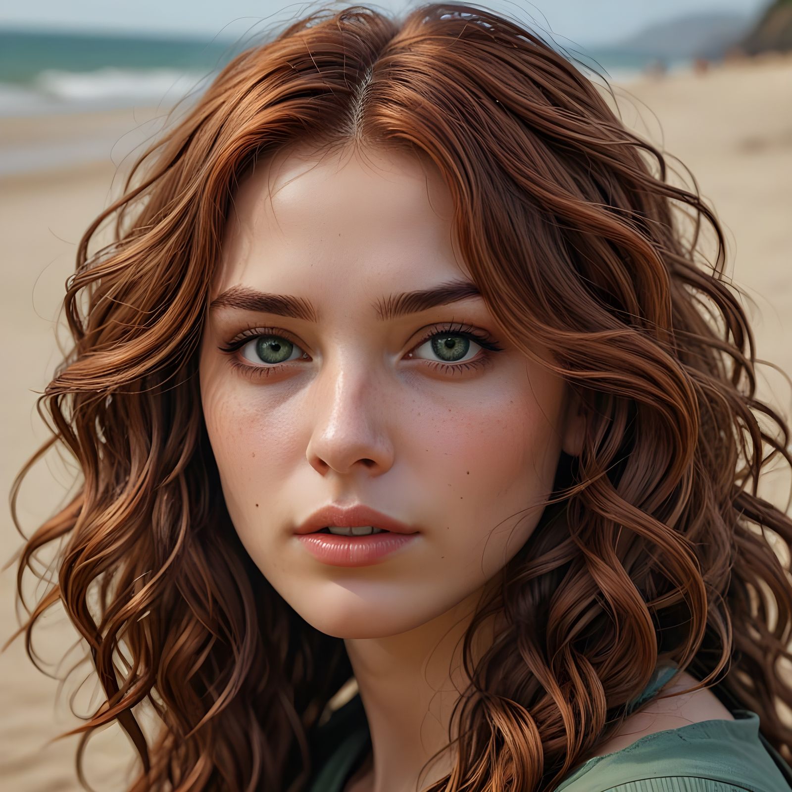 Hyperrealistic Portrait of a Beautiful Woman