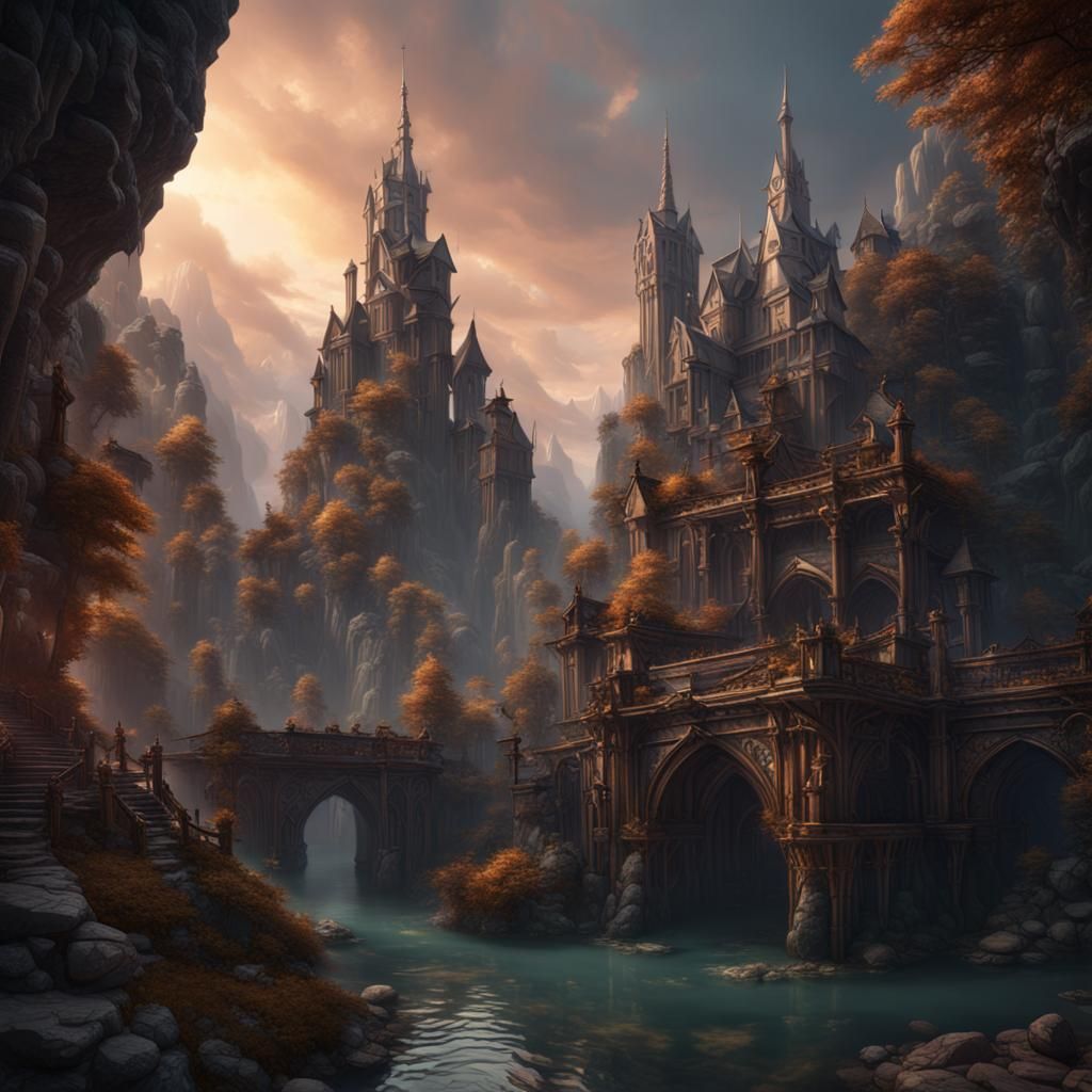 Fantastical Kurald Emurlahn Concept Art