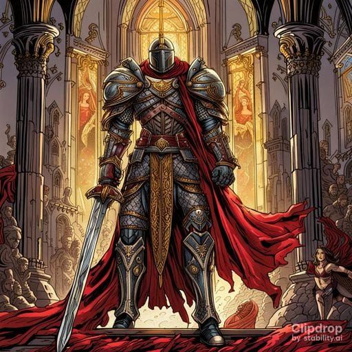 A Paladin's Oath: Fantasy Art