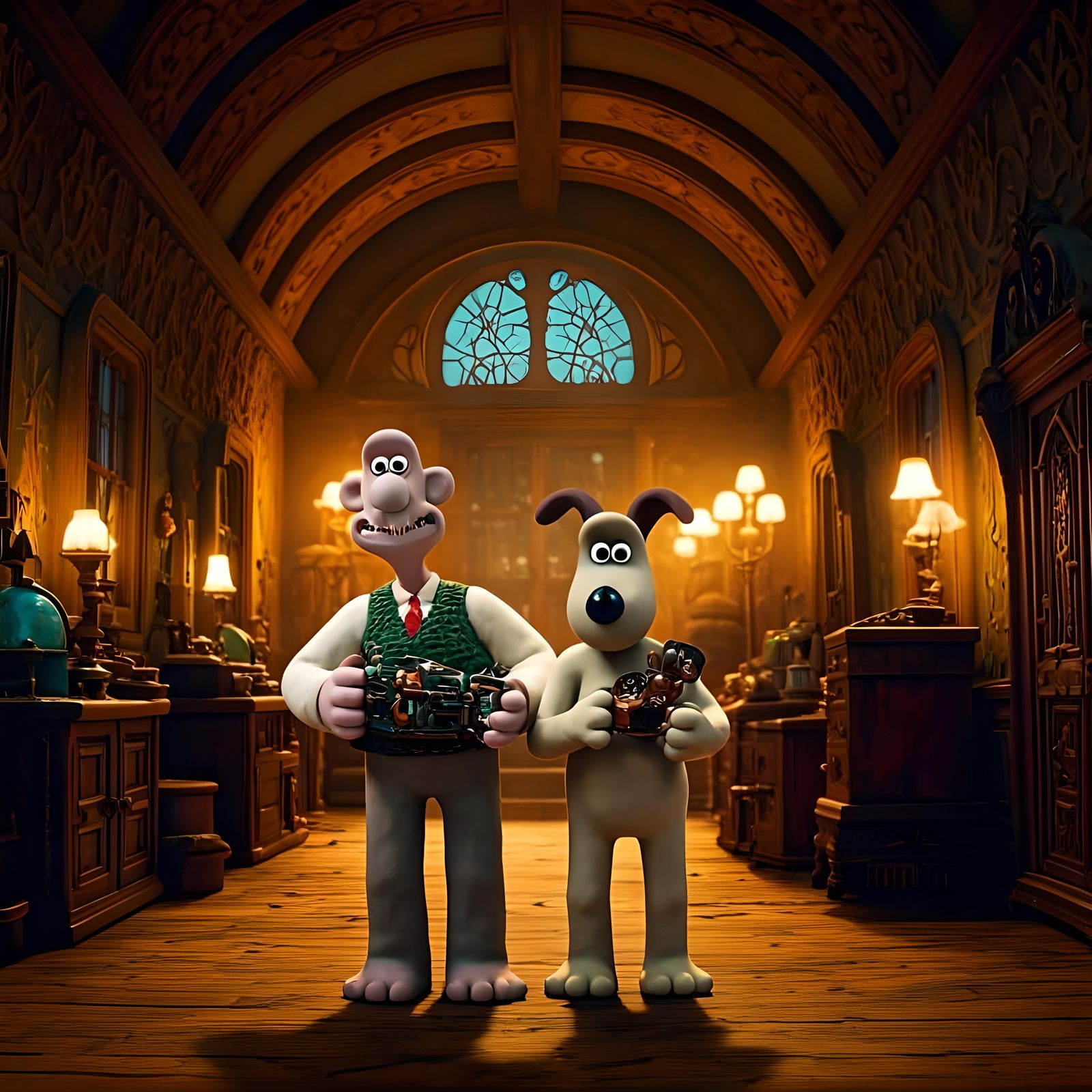 Wallace and Gromit: Hyperdetailed Concept Art