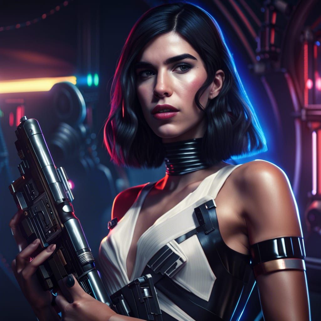 Mysterious Spy in Star Wars Galaxy Nightclub