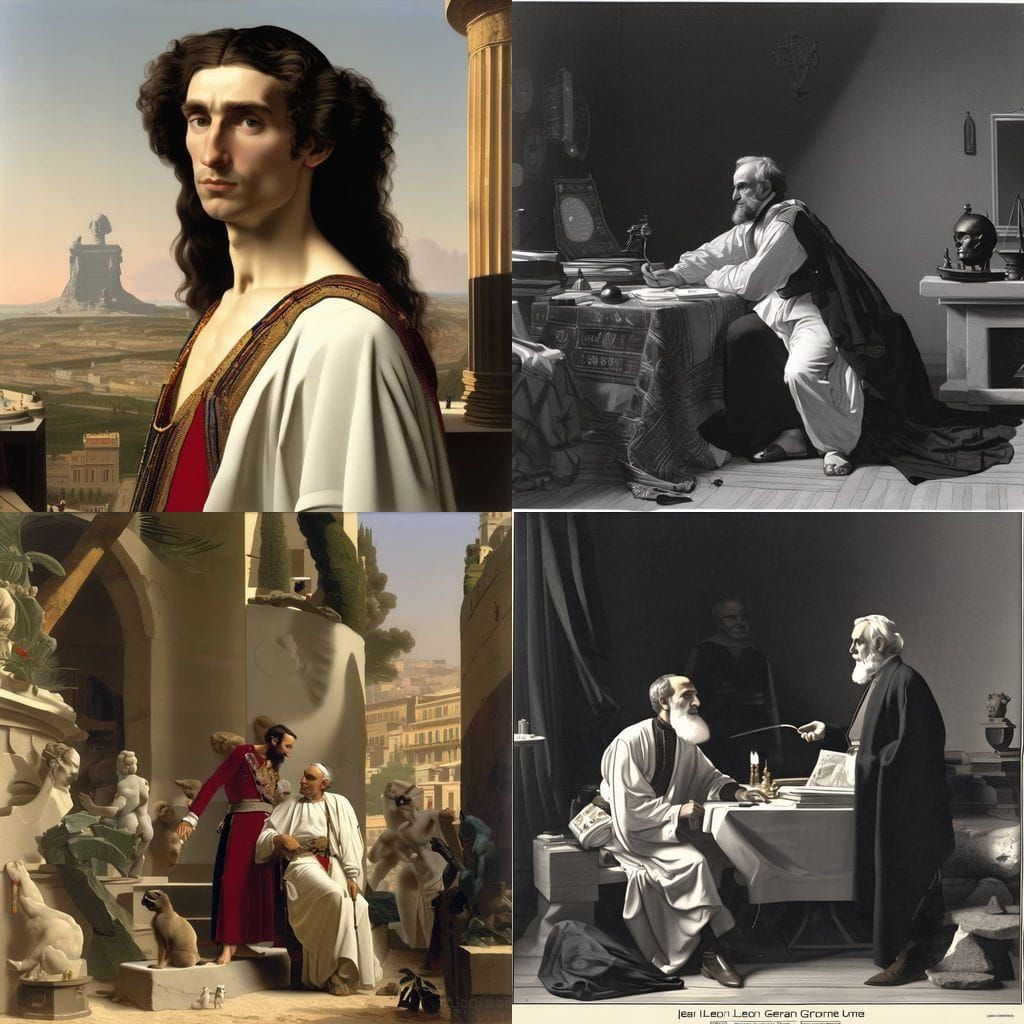 Painting in the Style of Jean-Léon Gérôme