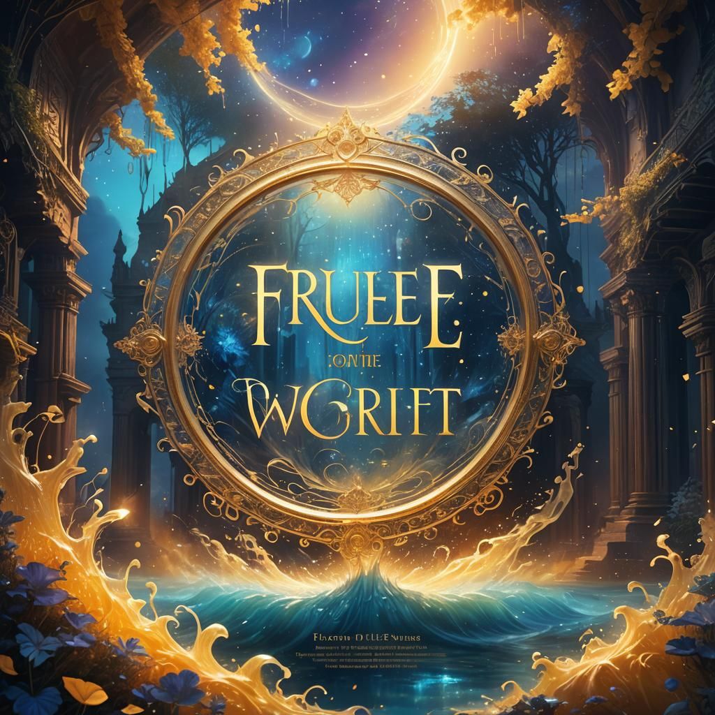 Ethereal Free Text in Dreamlike Fantasy Art