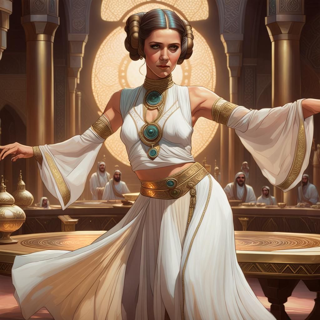 Princess Leia (Carrie Fisher) - Dancing