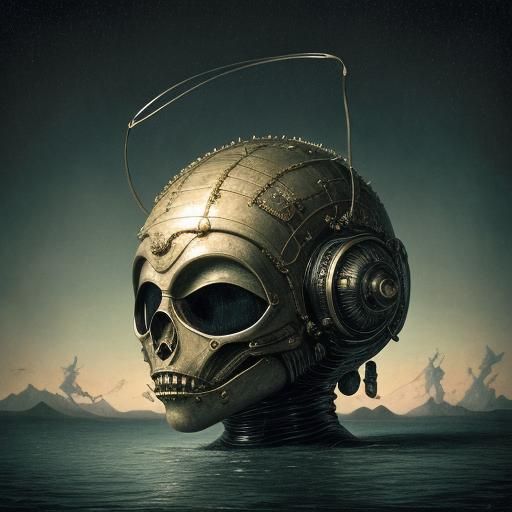 ET Alien and Astronaut in Surreal Photo