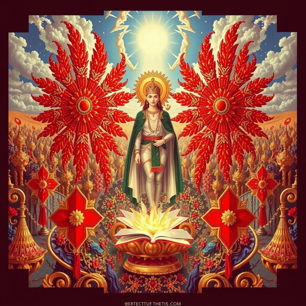 AI Generated Abstract Art of Craftsmanship and Beauty