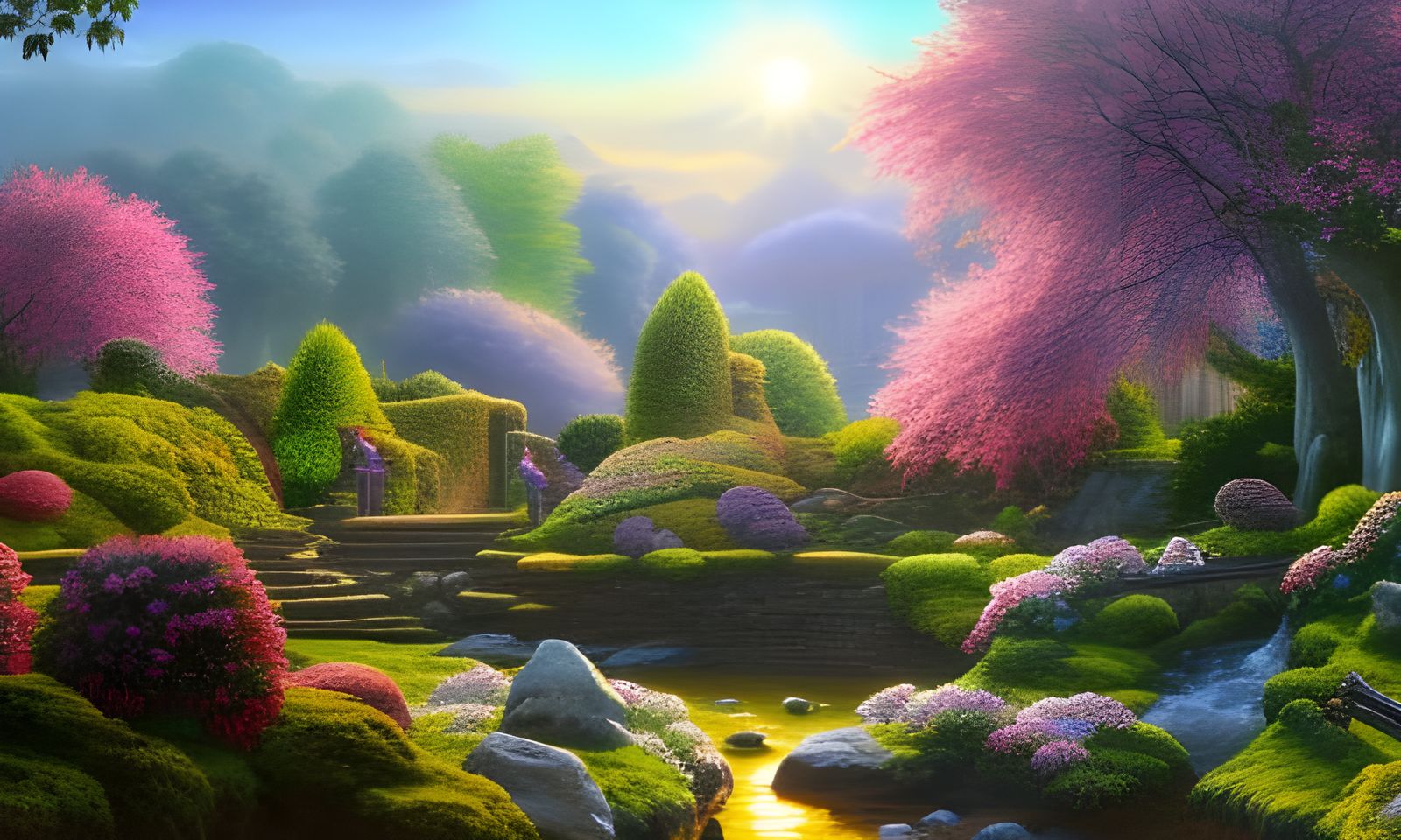 Good Morning All #20: The Garden In Early Bloom.