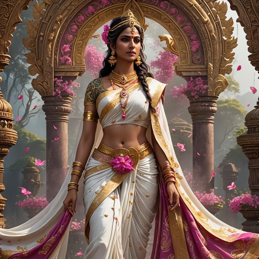 Goddess of Healing: Shitala Devi in Digital Art