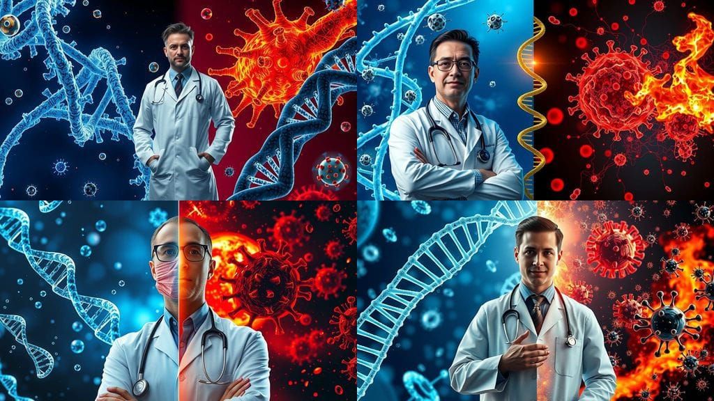 Science vs Danger: A Split-Screen DNA Battle