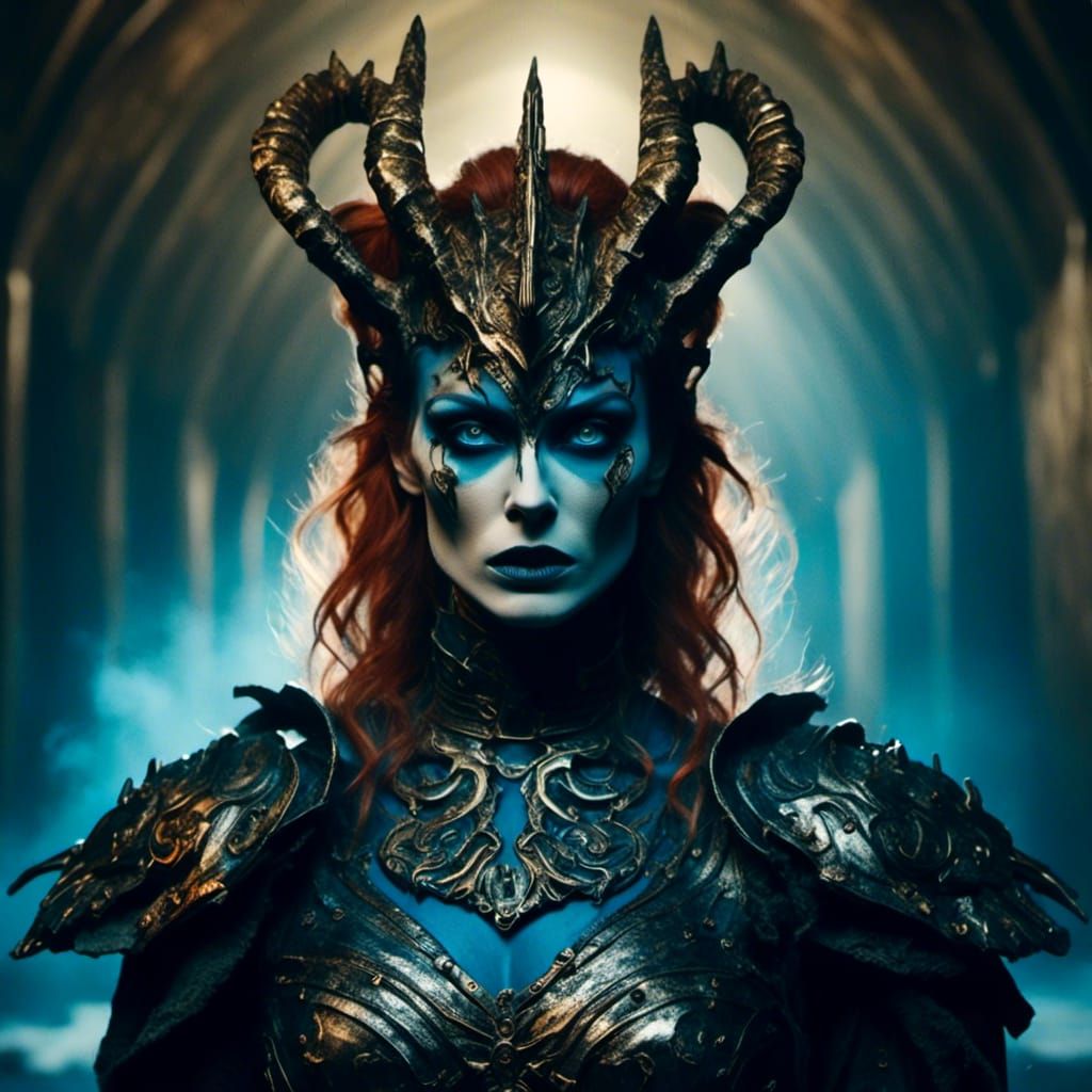 Intense Portrait of Ursa with Dutch Masters Lighting