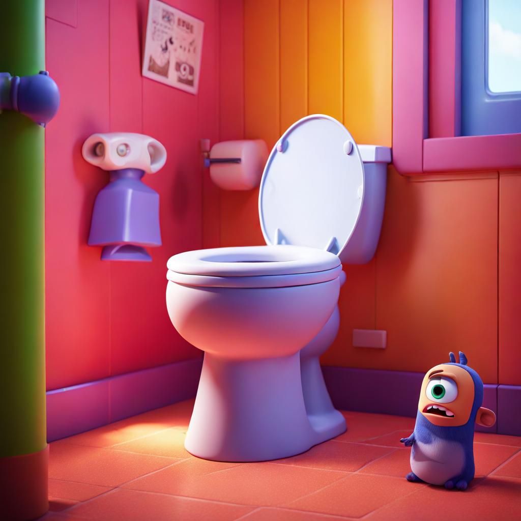 Skibidi Toilet: 3D Digital Art Concept