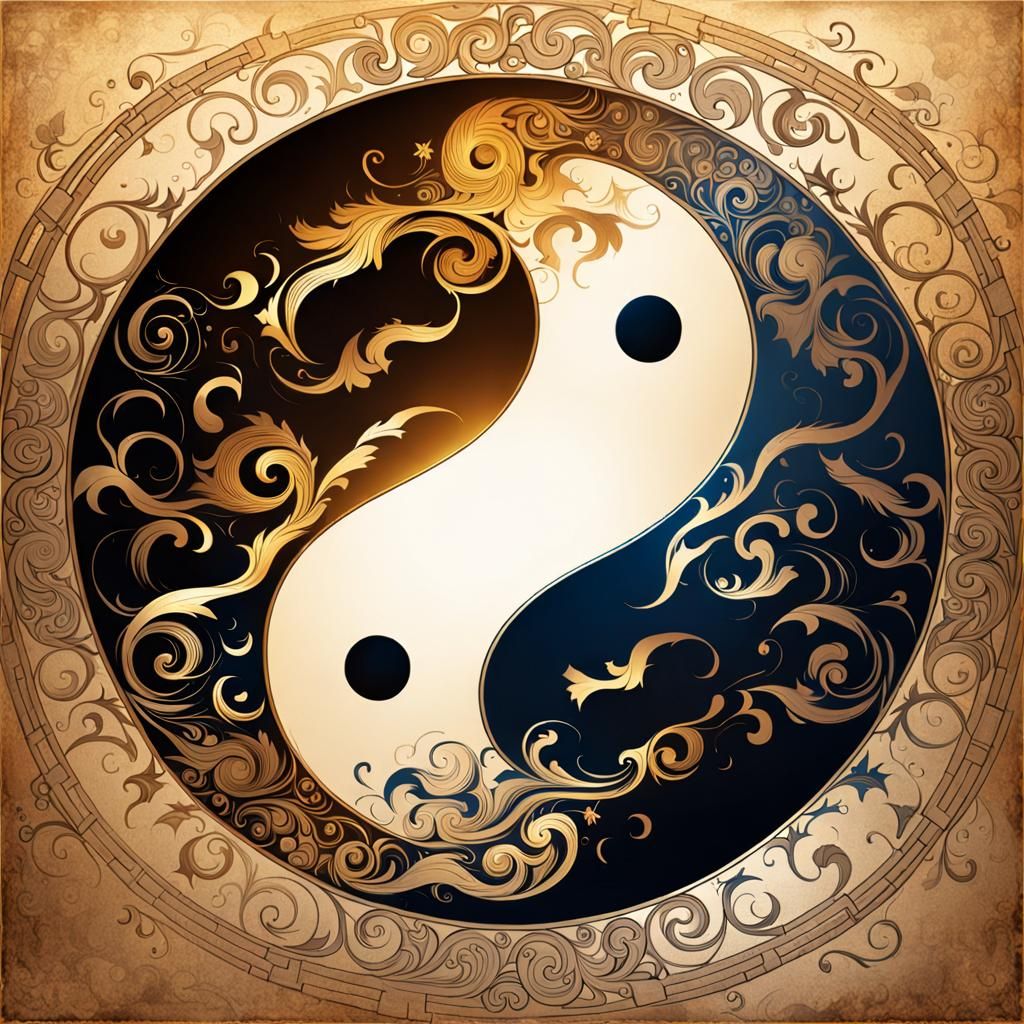 Aetherian Yin Yang: Dreamy, Intricate Balance